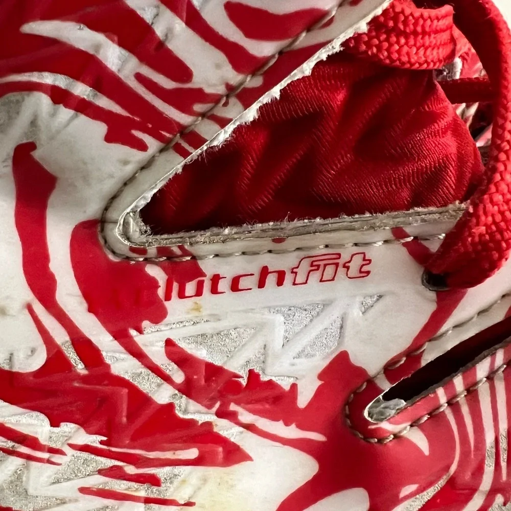 Under Armour UA Clutchfit Highlight Lux Football Cleats Men’s Size 7.5 Red White